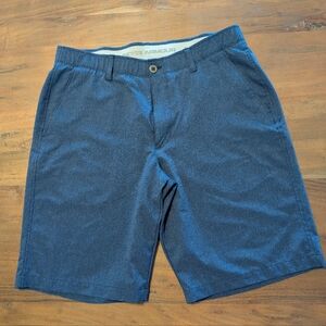 Under Armour Loose Heatgear Blue Shorts Lightweight Casual, Men's Size 36